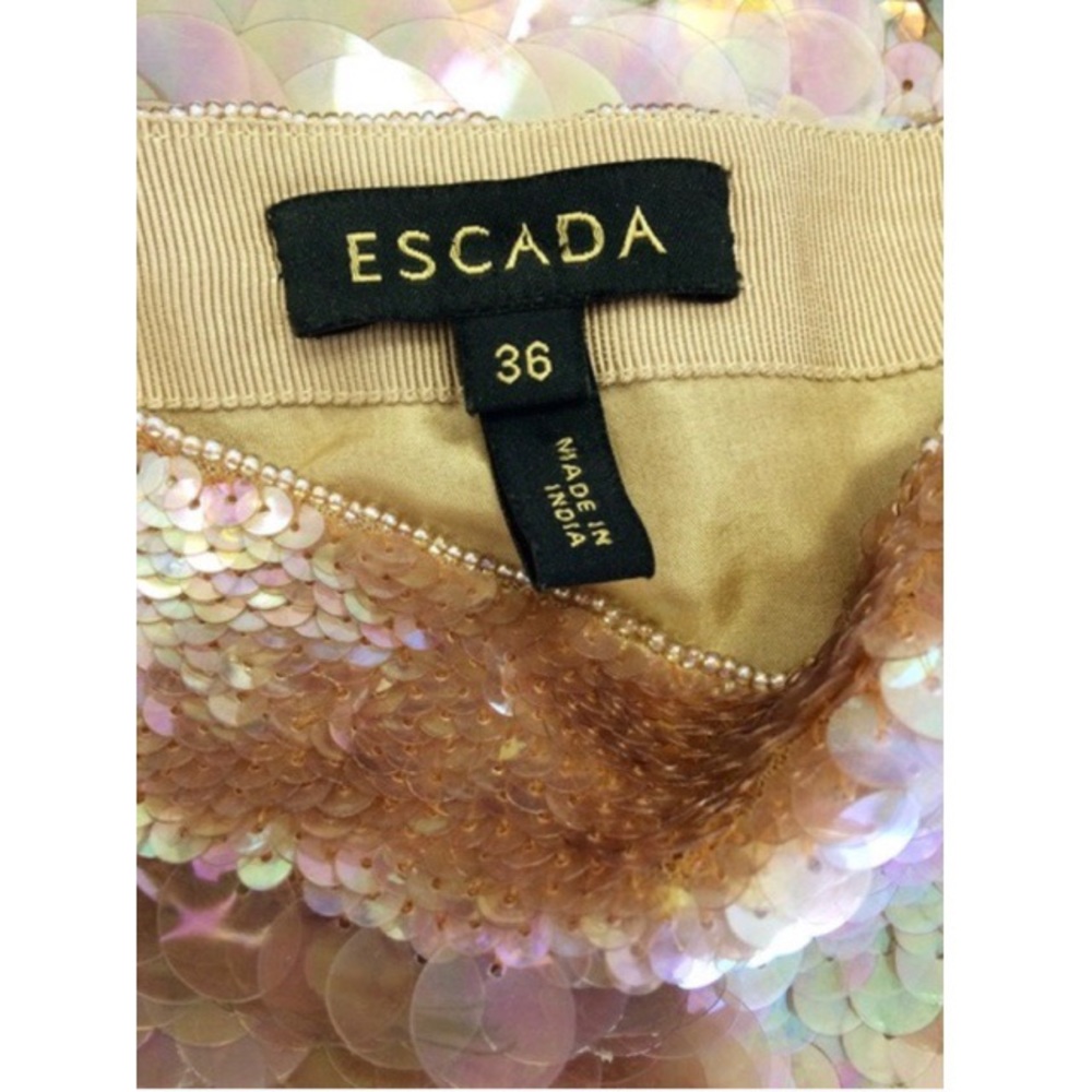 Authentic Escada mermaid pattern desert rose skirt - Picture 3 of 6